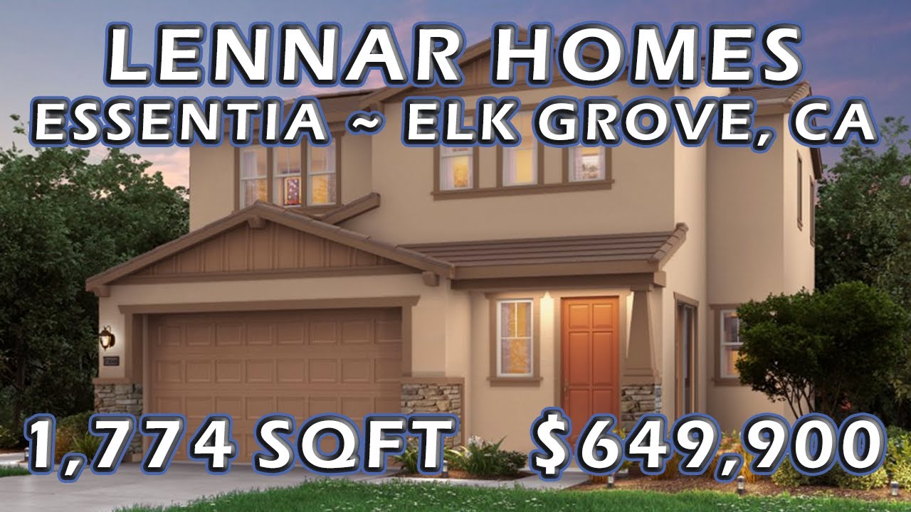Lennar Homes 1774 sqft Essentia at Sterling Meadows, Elk Grove, CA