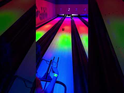 Neon lanes. Bright balls. Watch the ultimate glow-in-the-dark bowling battle unfold! #BowlingLife
