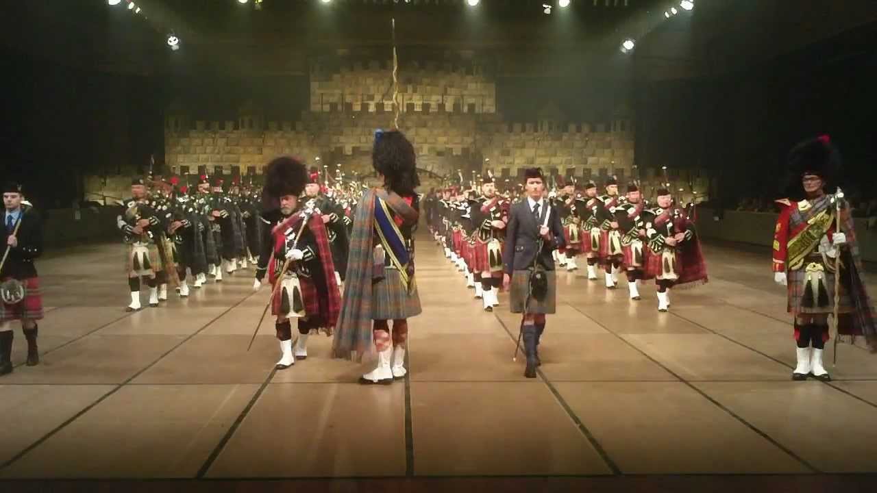Pipes and drums (massed band) Saarbrücken 2012 YouTube