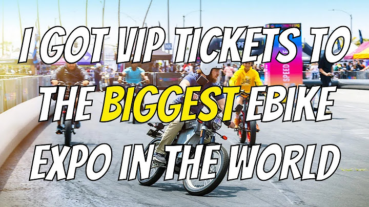 I got VIP TICKETS to the LARGEST Ebike Convention in the World