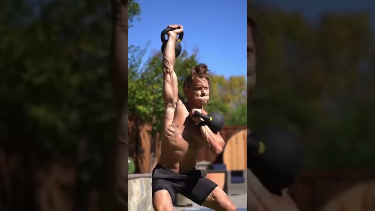 Alternating Mixed Rack Overhead Squat | Kettlebell Exercises