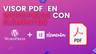 Como incrustar un PDF en Wordpress @Elementor  con Plugin Gratuito