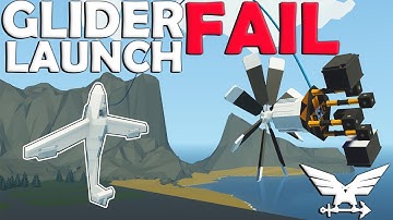 Meerdere zweefvliegtuiglanceringen mislukken... - Stormworks Gameplay
