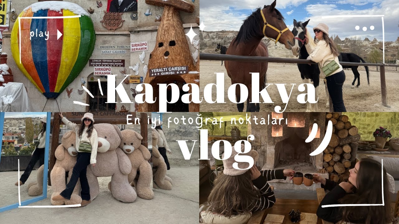 KAPADOKYA VLOG! | En güzel testi kebabını nerede yedik? | PART 1 | Kapadokya fotoğraf noktaları