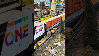 Union Pacific SD70’s #train #railroad #oscaletrains #modeltrains