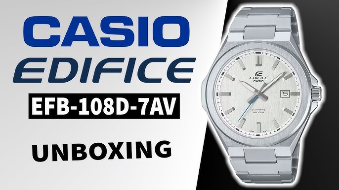 Unboxing The Casio Edifice EFB-108D-1AVUEF - YouTube