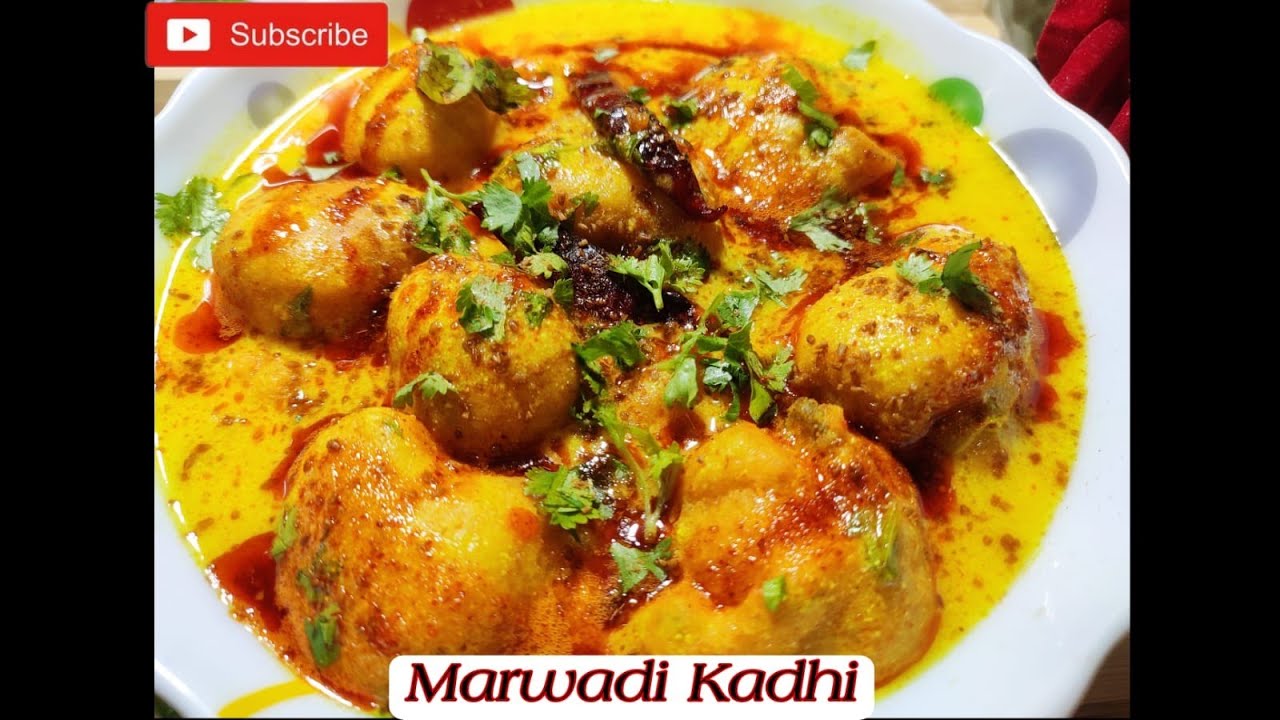 Narm Pakode Wali Marwadi Kadhi No Garlic, No Onion Food and Health