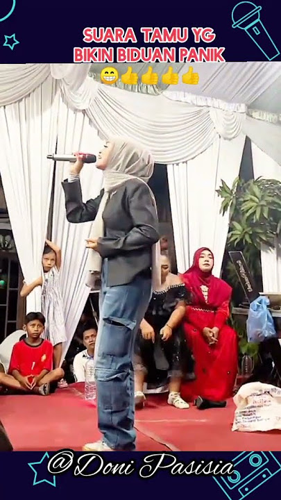 Suara tamu yg bikin biduan panik😁👍👍👍👍