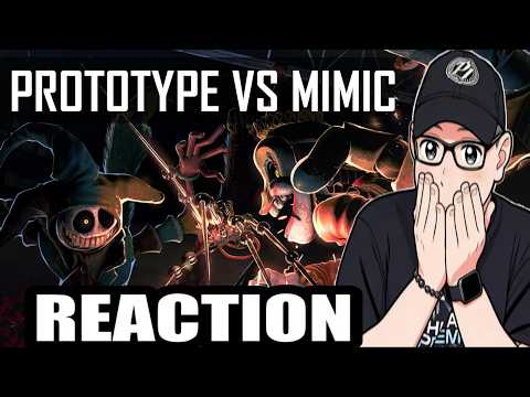 THE MIMIC VS THE PROTOTYPE (FNAF vs Poppy Playtime) // INDIE DUEL REACTION