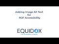 Tagging Images and Adding Alt Text for PDF Accessibility AD