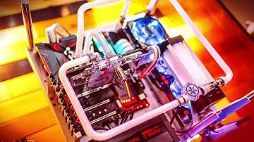 Tản nhiệt nước Custom cho Thermaltake Core P modding độ