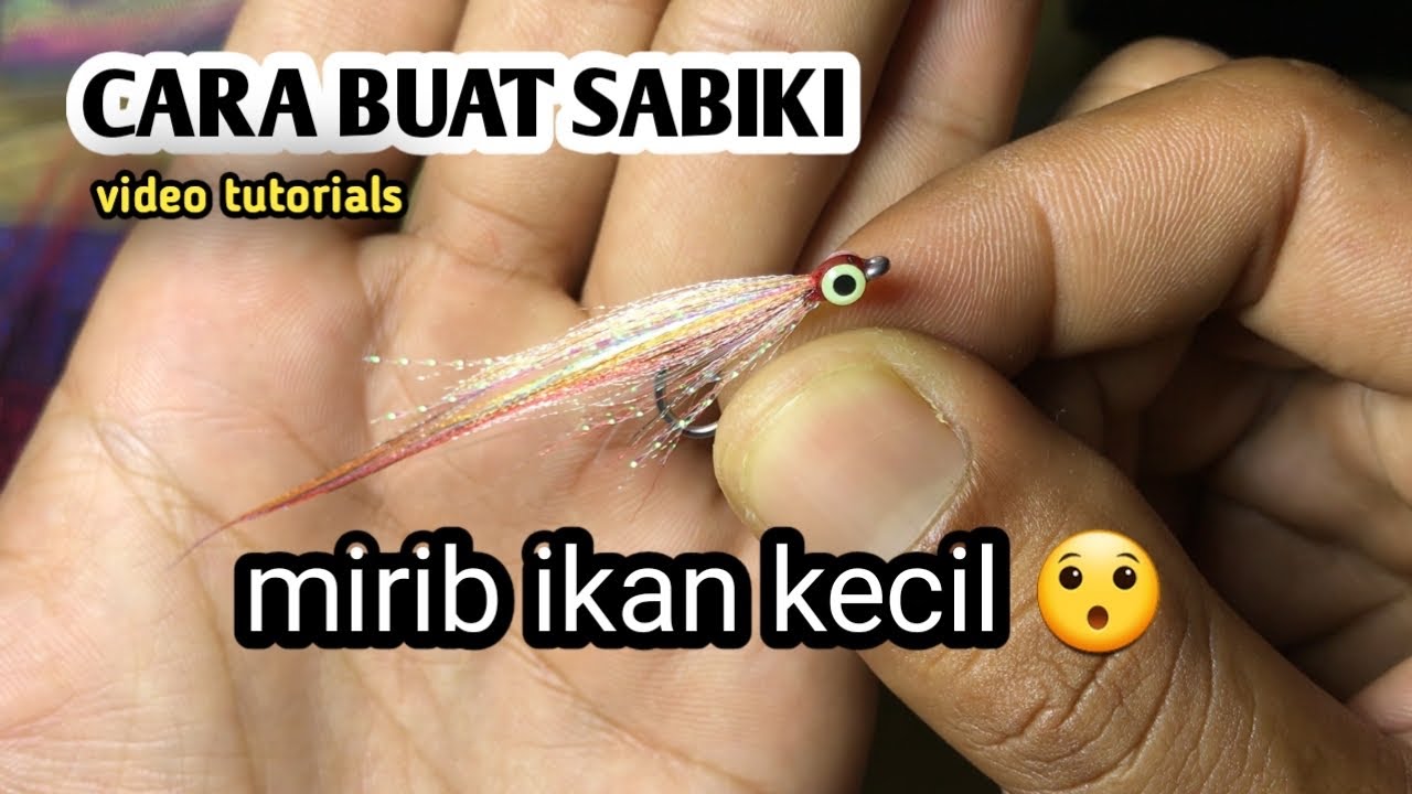Cara buat sabiki ikan kecil untuk mancing ikan dasaran