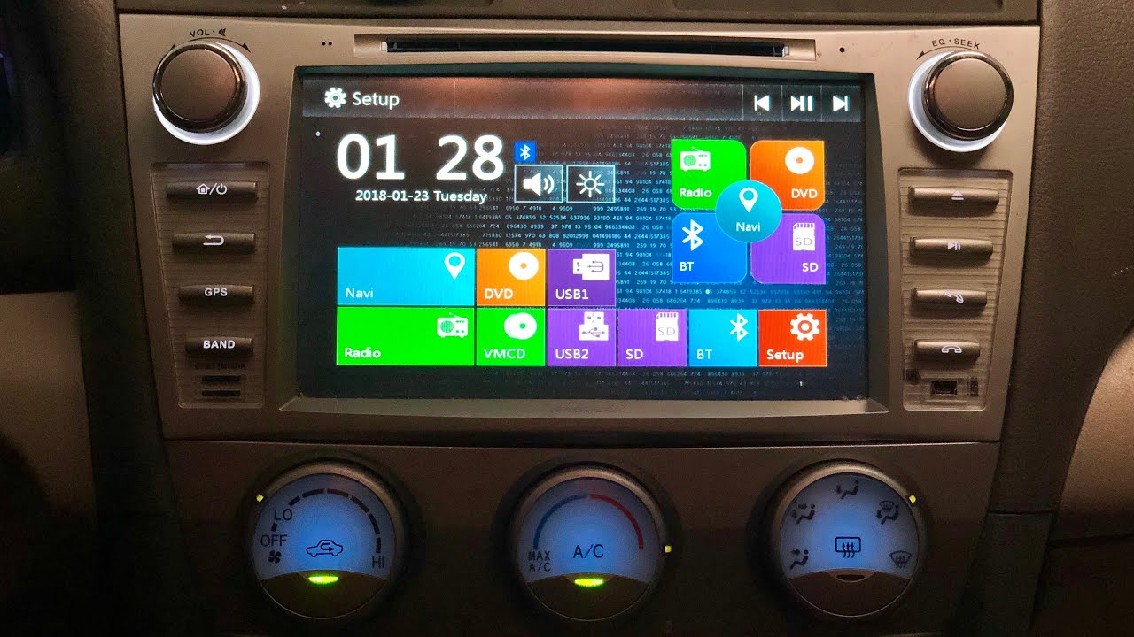 Toyota Camry Dvd Gps Navigation Bluetooth Radio Camera System For 2007 2008 2009 2010 2011