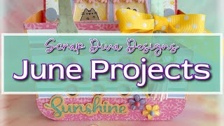 Summer projects! Scrap Diva Designs JUNE release 🏖️ 🚐