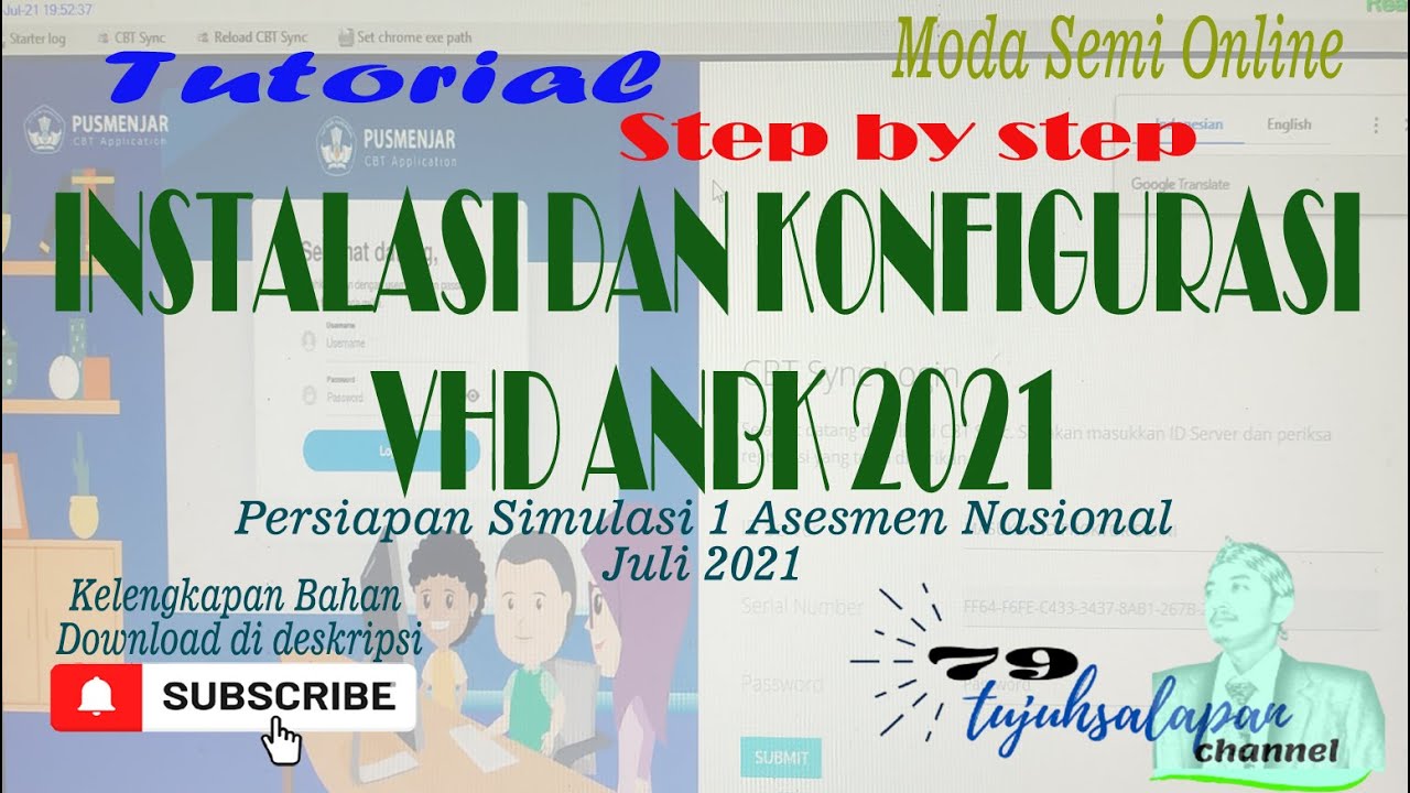 Tutorial Instalasi dan Konfigurasi VHD ANBK 2021 Semi Online|Persiapan Simulasi 1 AN 2021