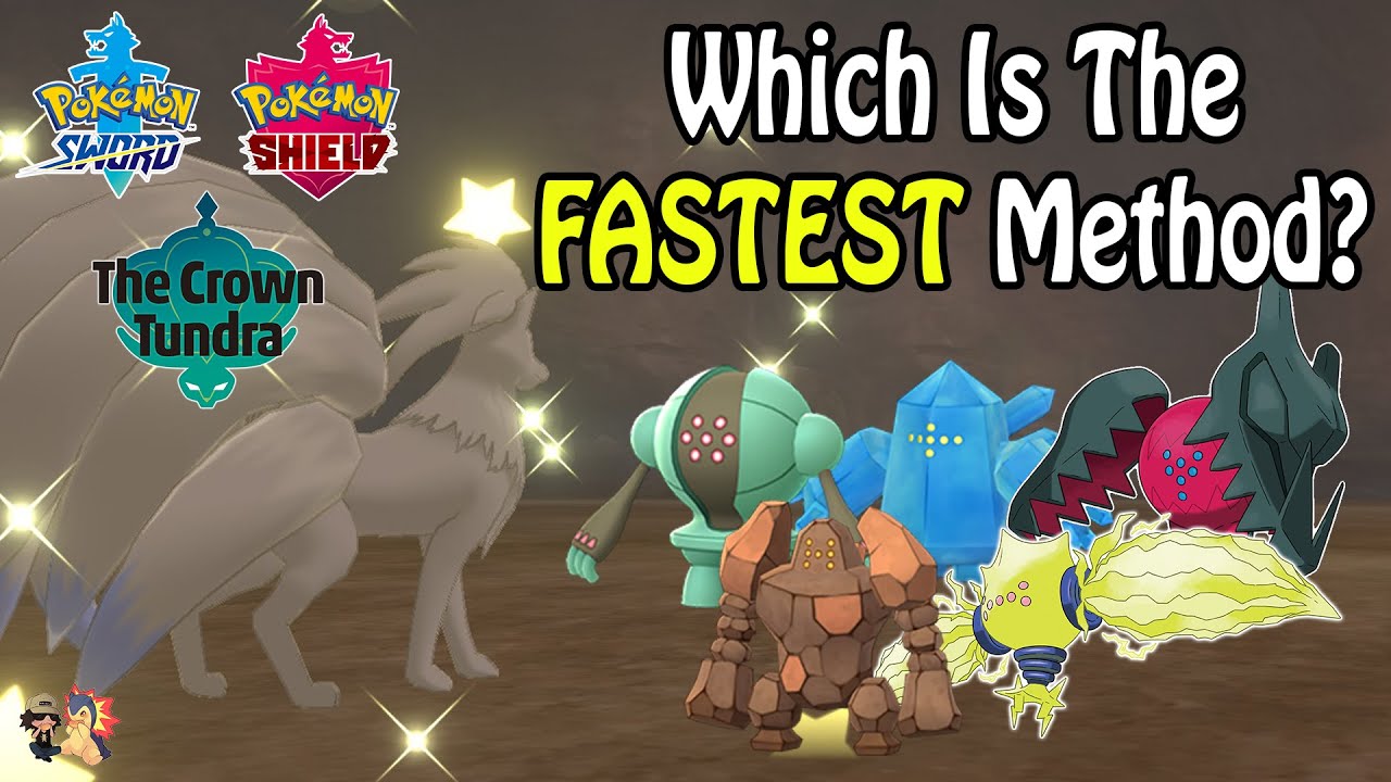 Pokemon Sword And Shield Crown Tundra Fastest Way To Shiny Hunt Regis Other Legendary Pokemon Tech Times