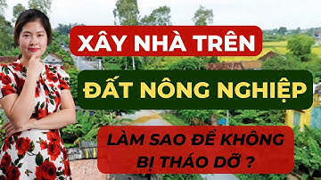 Xây Nhà Trên Đất Nông Nghiệp: Làm Sao Để Không Bị Tháo Dỡ ? I VŨ THANH VÂN OFFICIAL