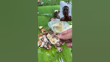 Cút nướng mọi chấm muối ớt