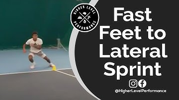 Fast Feet to Lateral Sprint