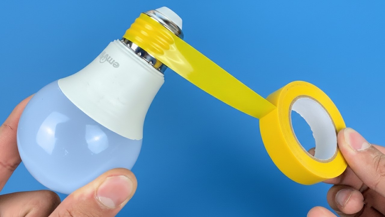 Why wasn't it patented? Wrap an LED bulb with electrical tape and you ...