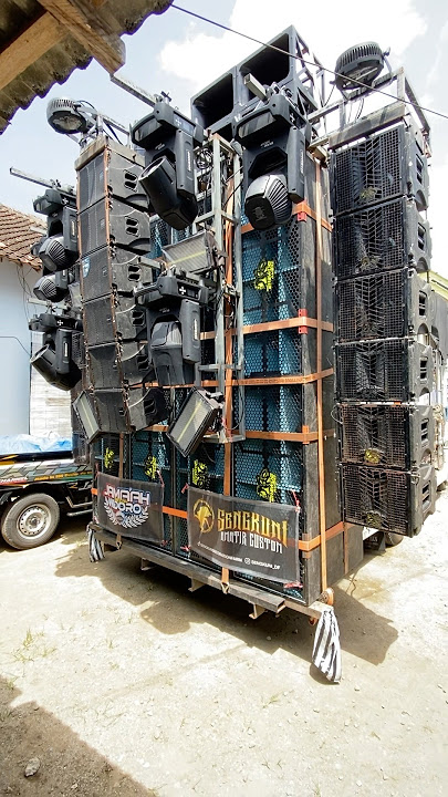 Sound horeg brewog audio sub turbo selesai loading karnaval widoro