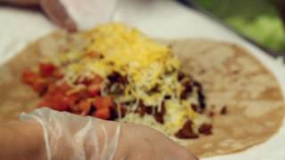 Fresh made Burrito at Fiesta Maya Mexican Grill