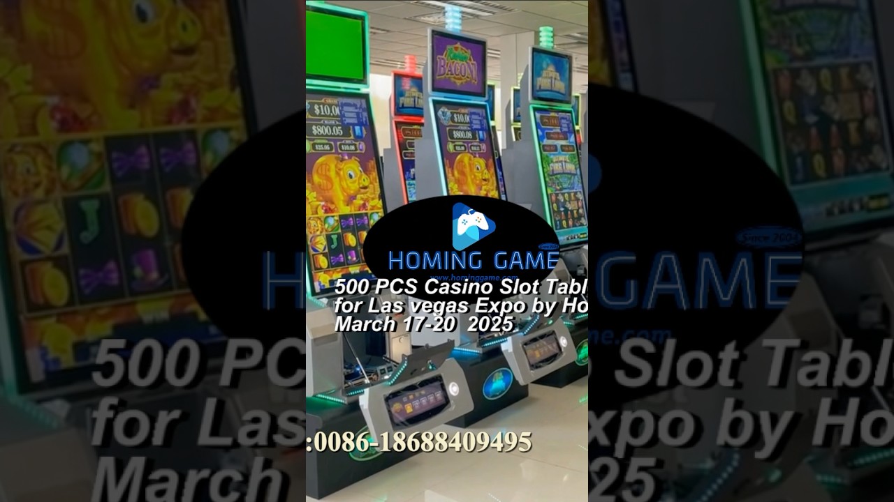 500 Casino Slot Table Gaming Machines for Sale | Las Vegas Expo March 2025 | HomingGame Exclusive!