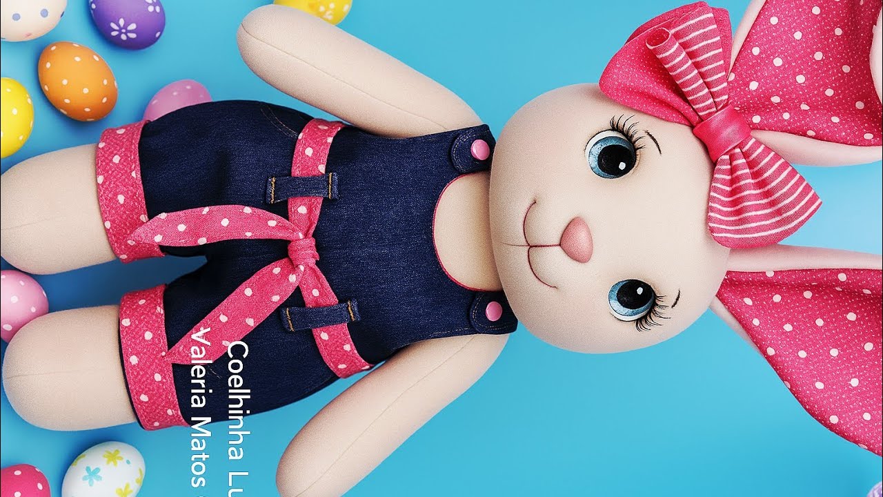 Como fazer  Coelhinhos -  Molde Grátis e Passo a Passo