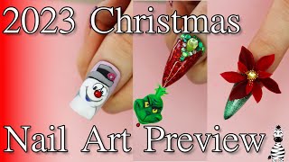 2023 Christmas Nail Art Preview