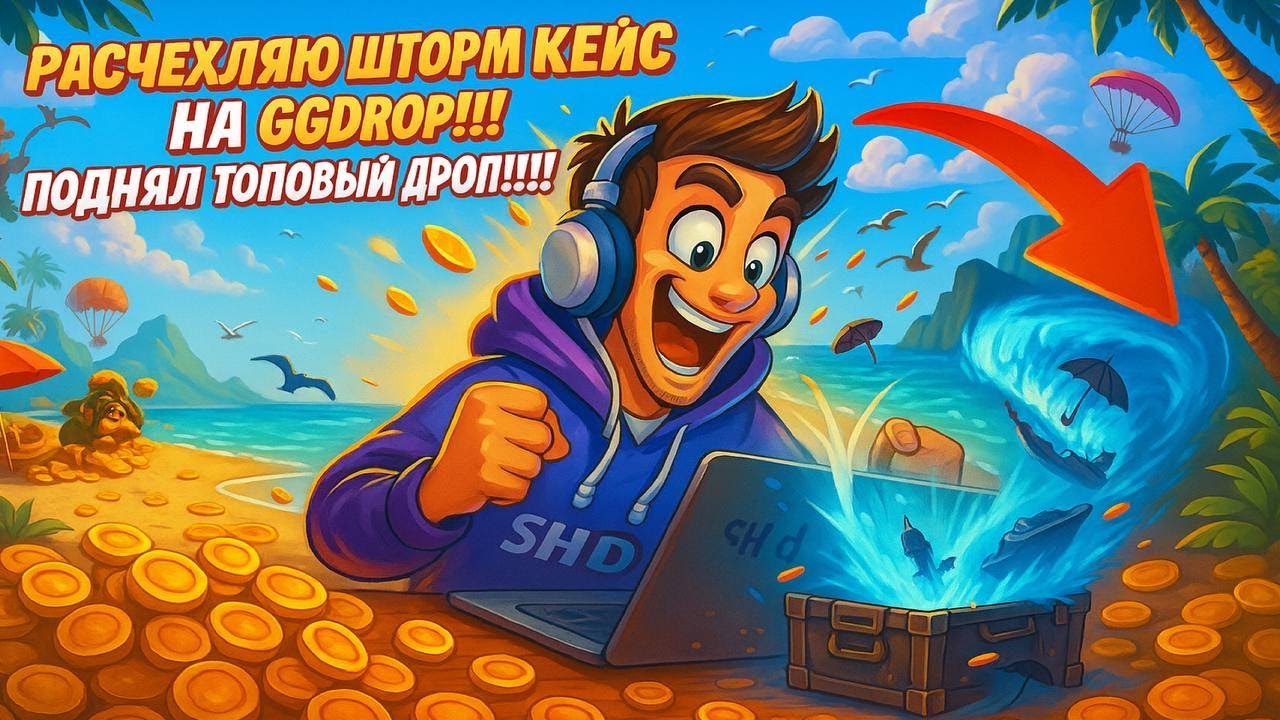РАСЧЕХЛЯЮ ШТОРМ КЕЙС ЗА 2000Р НА GGDROP │ ГГДРОП ВЫДАЕТ??? ВЫВЕЛ 10К РУБЛЕЙ!!! │ ПРОМОКОД В ОПИСАНИИ