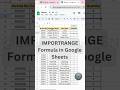 Import Data Between Sheets with IMPORTRANGE π