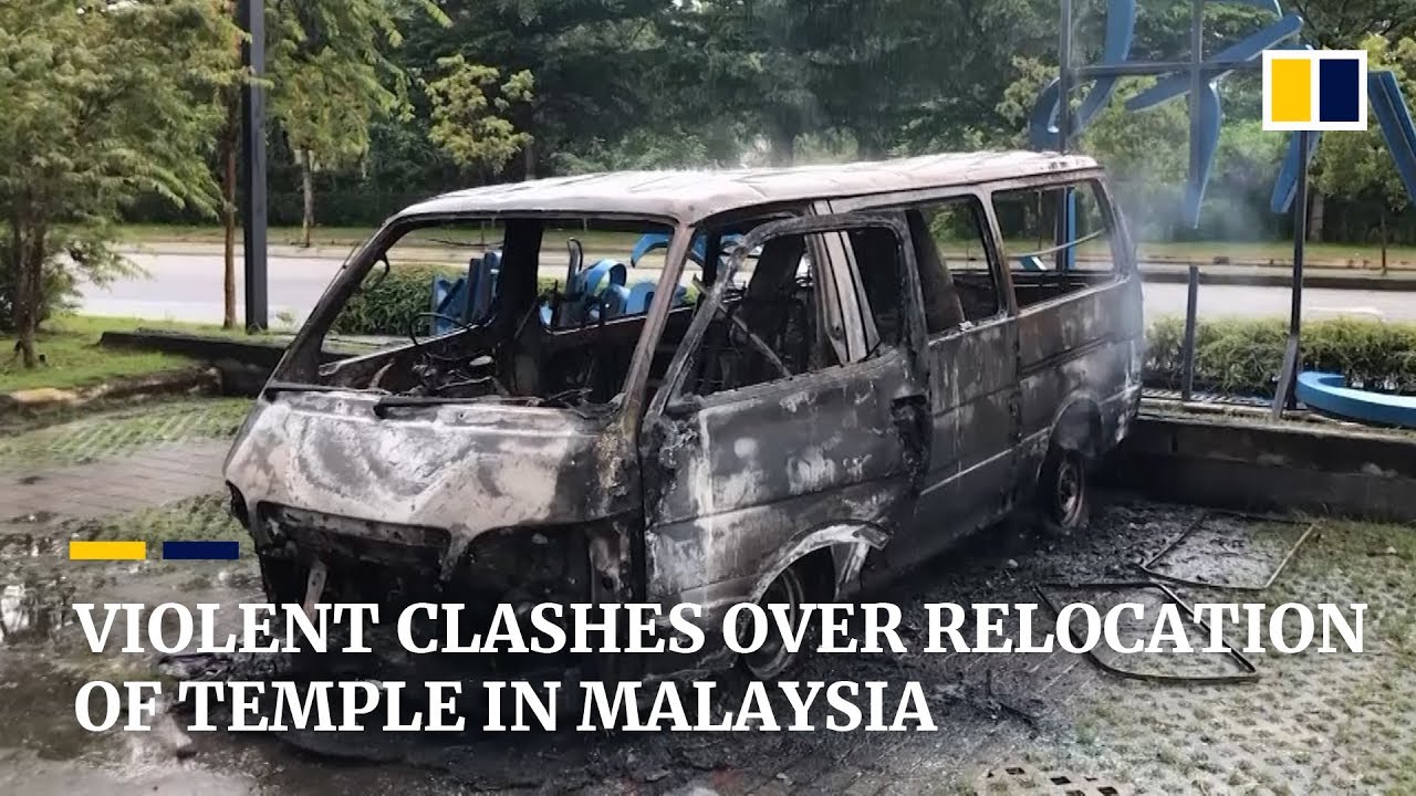 Violence erupts over relocation of Hindu temple in Malaysia