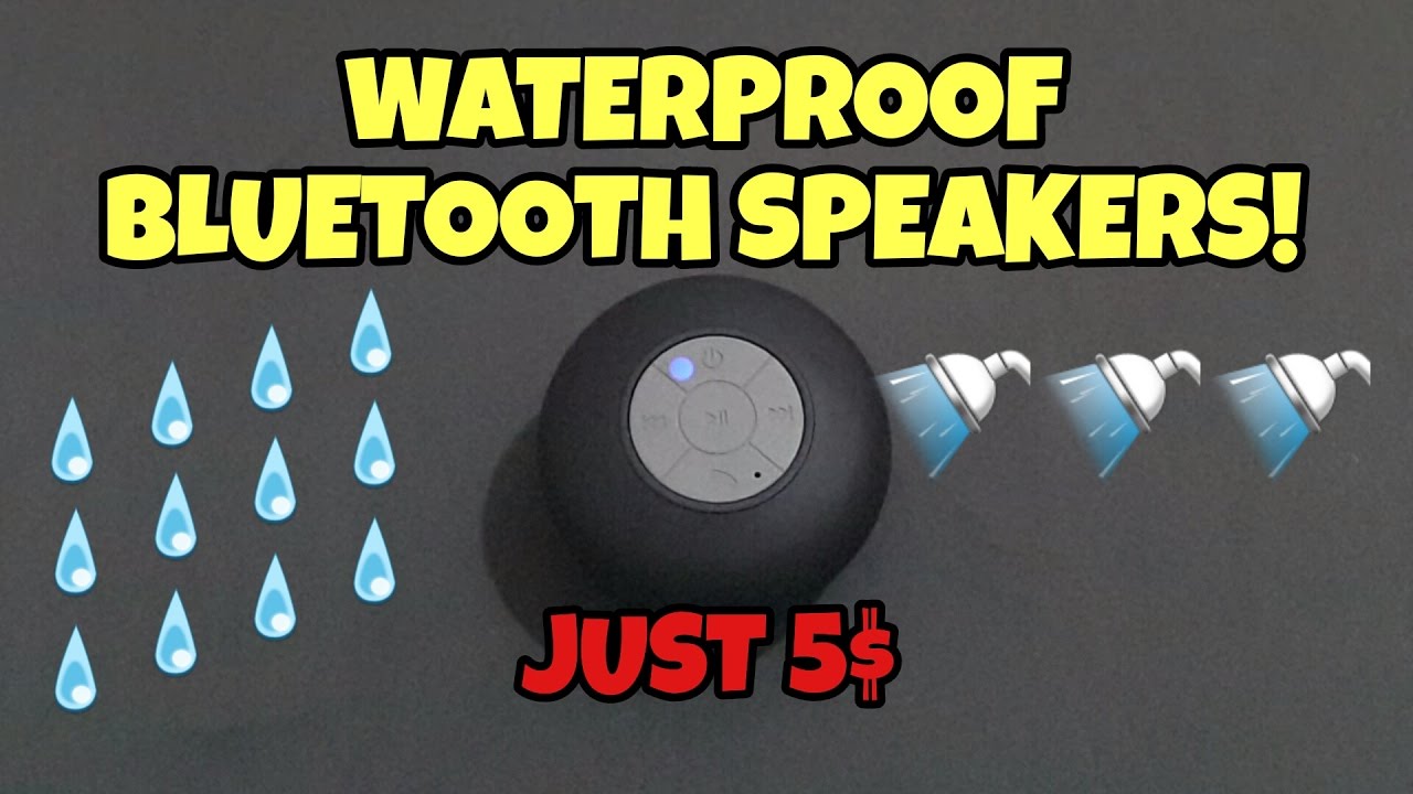 Waterproof Bluetooth Shower Speakers BTS06 Unboxing YouTube