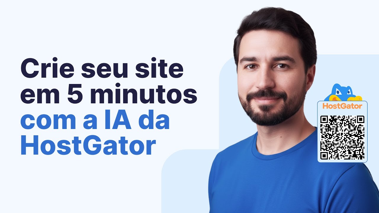 Como criar seu site em menos de 5 minutos com a IA da HostGator - YouTube