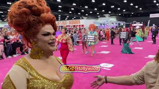 RuPaul's DragCon LA 👑 Queens Walk 🧚🏽‍♀️ Pink Carpet | UNEDITED! | LGBT Hollywood