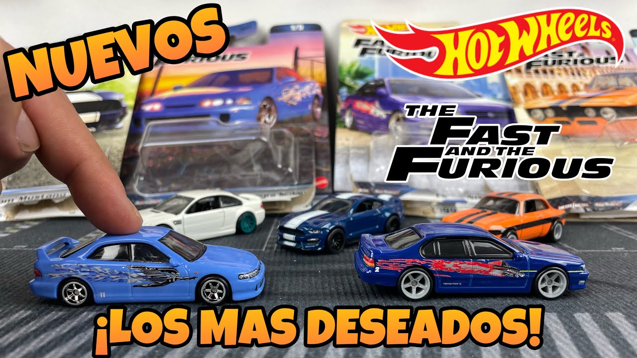 ABRO LA NUEVA SERIE HOT WHEELS PREMIUM FAST & FURIOUS / coches de MIA y  VINCE 