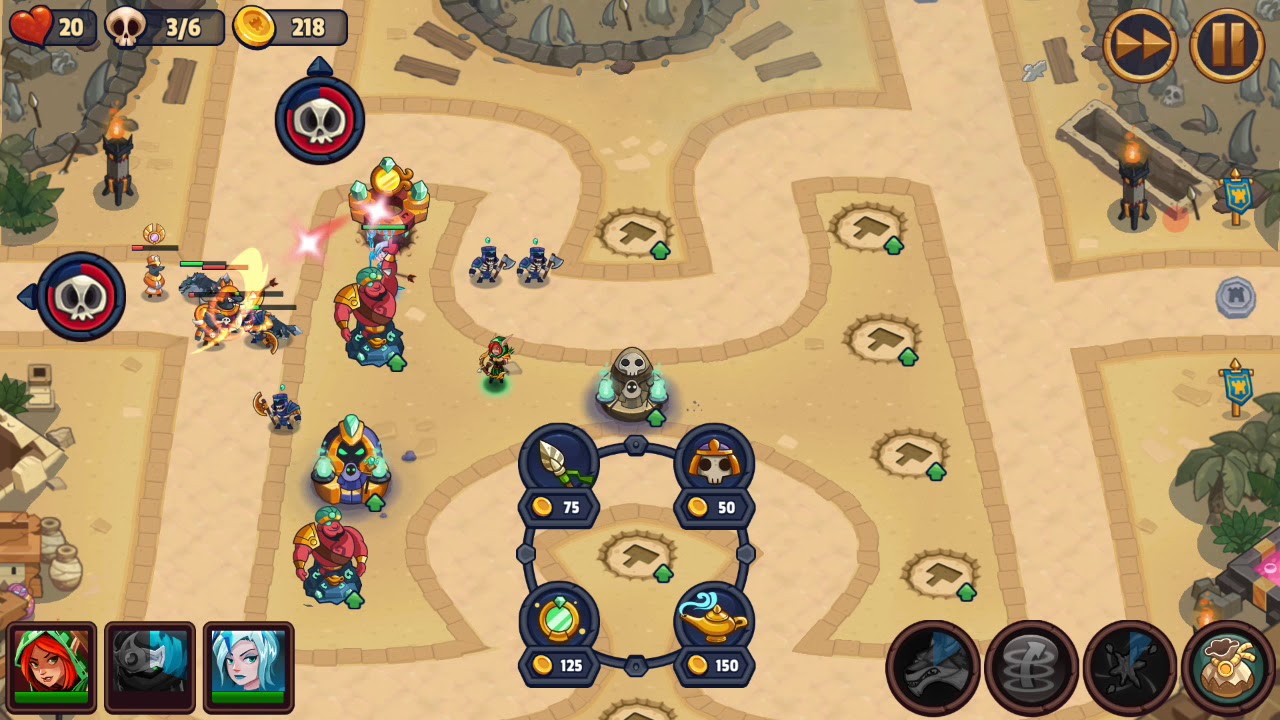 Realm Defense - World 3 Level 74-Grave of the H - Campaign 3 Stars