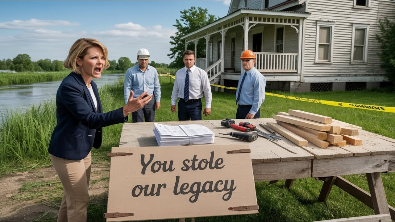 Я перестроил домик на берегу реки, построенный в 1890 году и законно приобретенный мной — член HO...