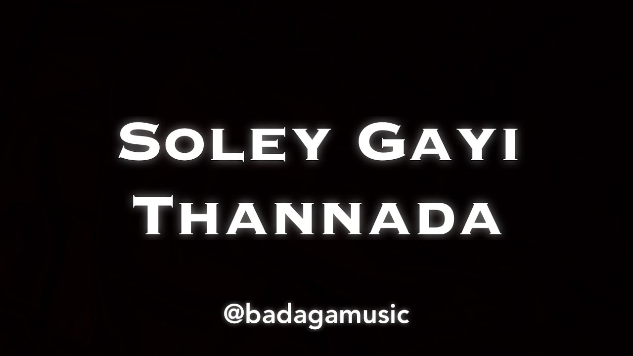 Soley Gayi Thangada Badaga Music