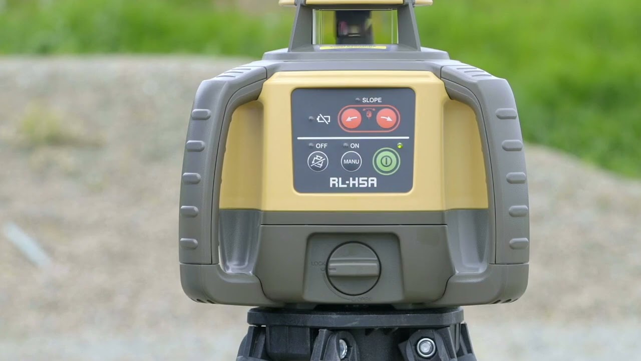 Video: Topcon RL-H5A: How to Manually Set Slope