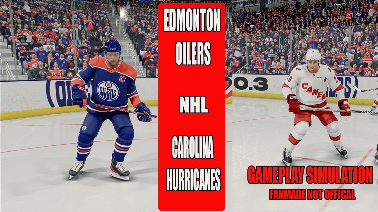 Edmonton Oilers vs Carolina Hurricanes | NHL Gameplay Simulation