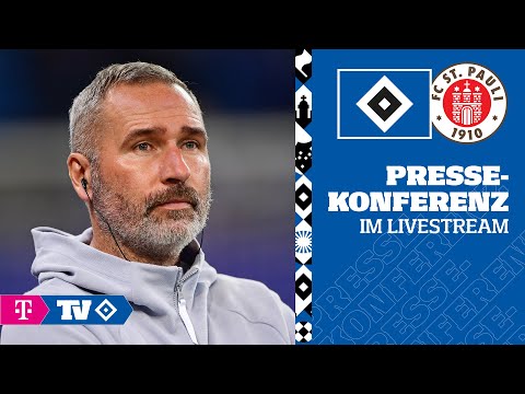 RE-LIVE: PRESSEKONFERENZ VOR DEM STADTDERBY I 29. Spieltag I HSV vs. FC St. Pauli