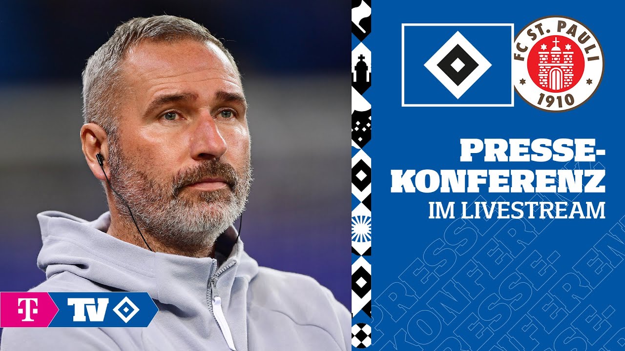 RE-LIVE PRESSEKONFERENZ VOR DEM STADTDERBY I 29. Spieltag I HSV vs