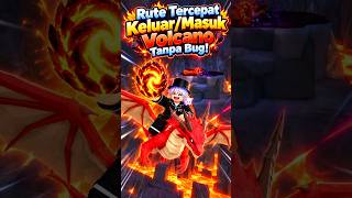 RUTE TERCEPAT MASUK & KELUAR DARI VOLCANO TANPA BUG DI RIDE A PET #rideapet #shorts