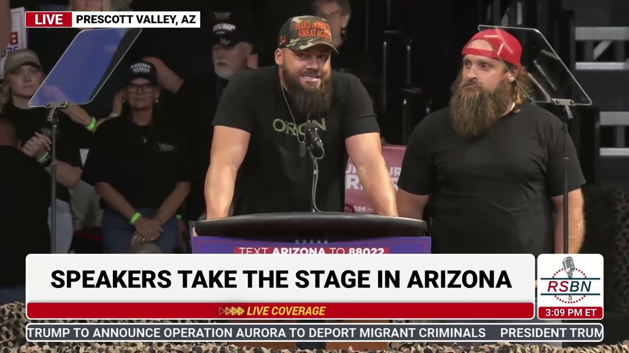 FULL SPEECH: Dave Sparks & Dave Riley Deliver Remarks in Prescott Valley, AZ - 10/13/24
