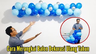 HOW TO STRING BALLOONS FOR BIRTHDAY DECORATIONS