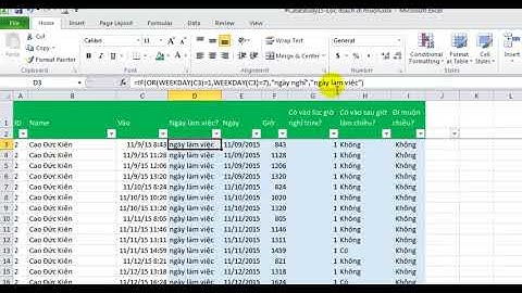 Casestudy 15 Lọc danh sách đi muộn từ bảng chấm công   BKIndex Group