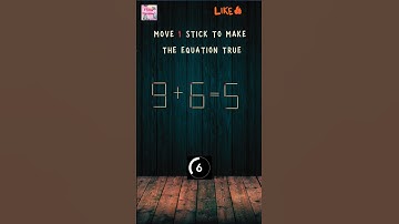 Move 1 Matchstick to make It True #shorts #foryou #matchstick match