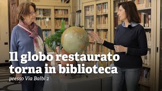 Il Globo restaurato torna in BUma