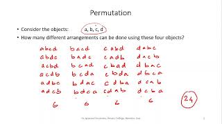 Permutations and Combinations Part 2 Definition and Examples